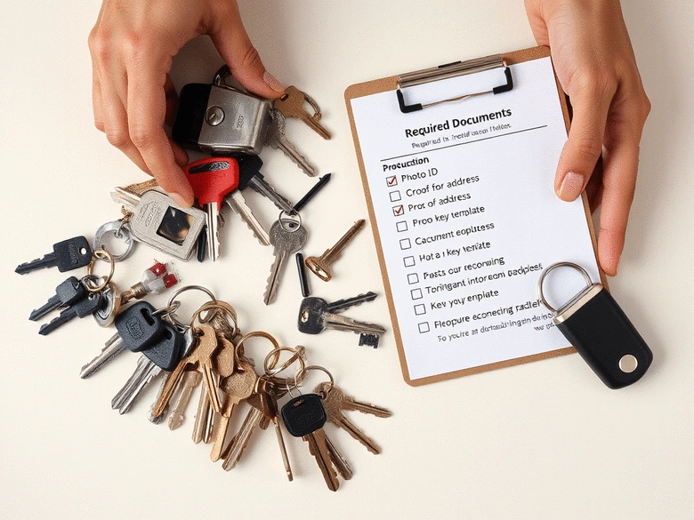 Reproduction de clés : quelles pièces justificatives sont nécessaires ?